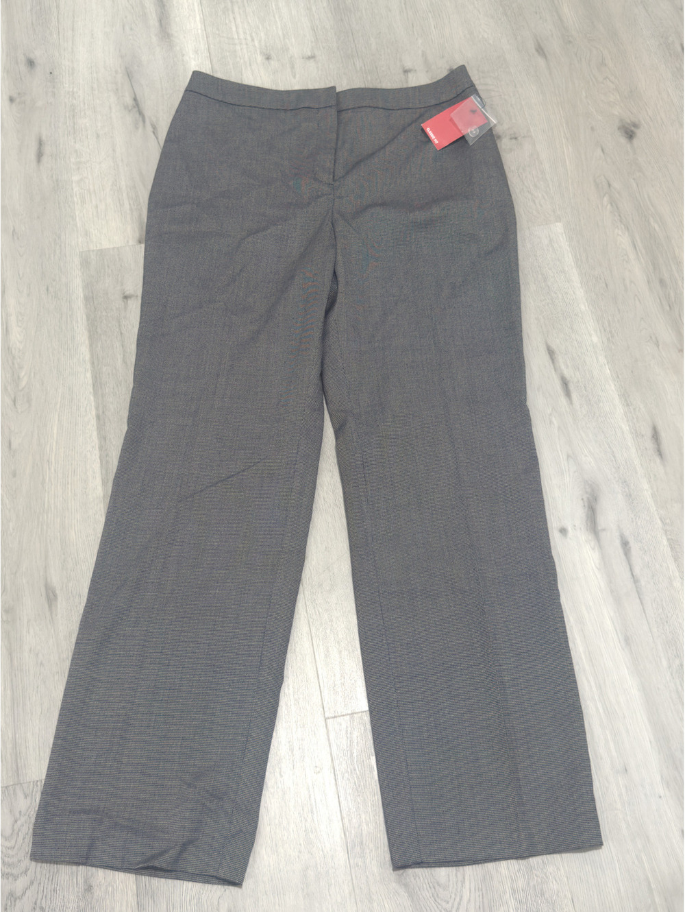 Croft & Barrow Gray Wide/Straight Leg Trousers NWT 12